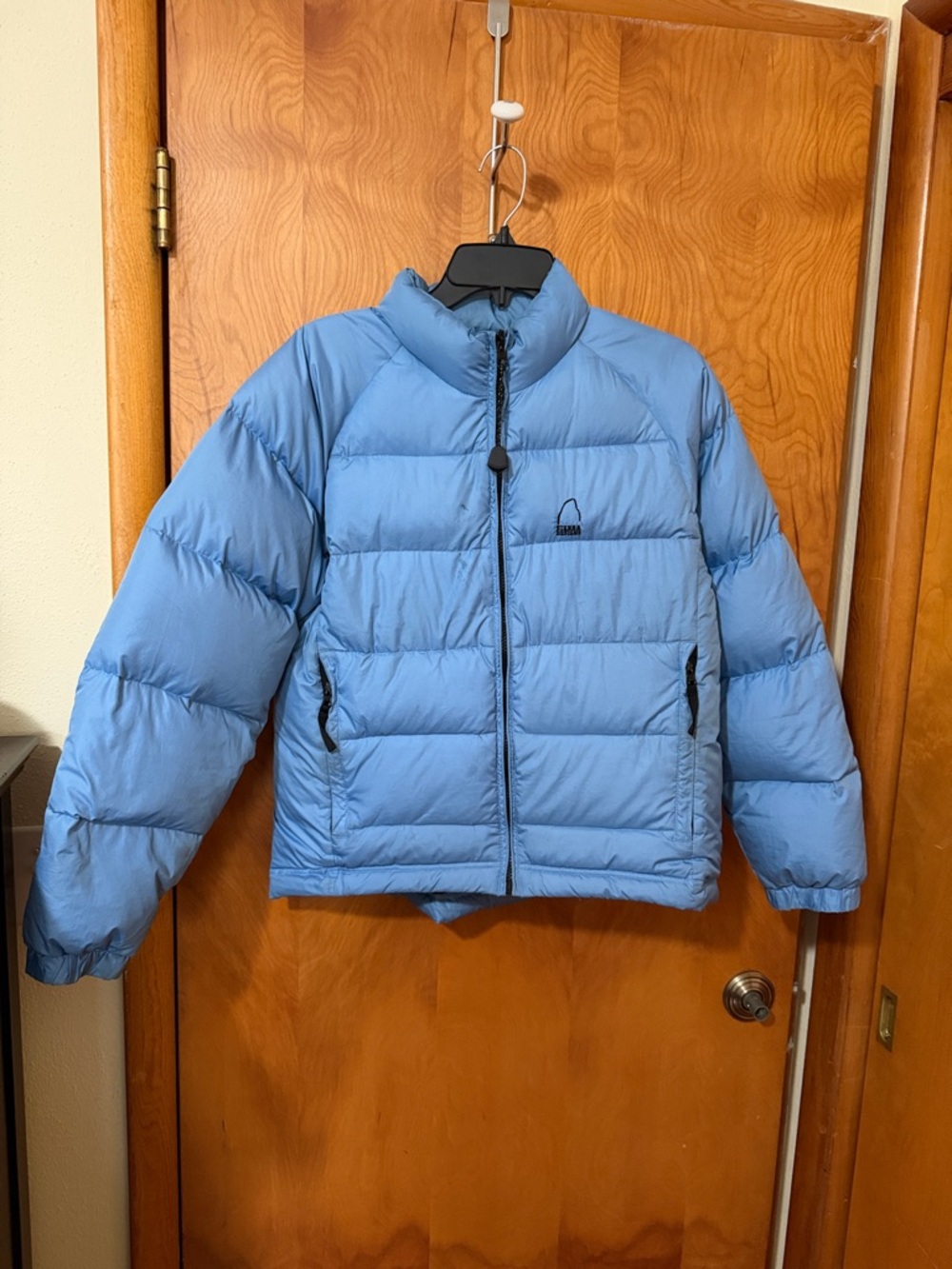 Sierra designs vintage Women's Blue Puffer Jacket down insulated size large